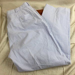 Polo Ralph Lauren Striped Casual Dress Pants Flat Front Men's Size 36 x 30